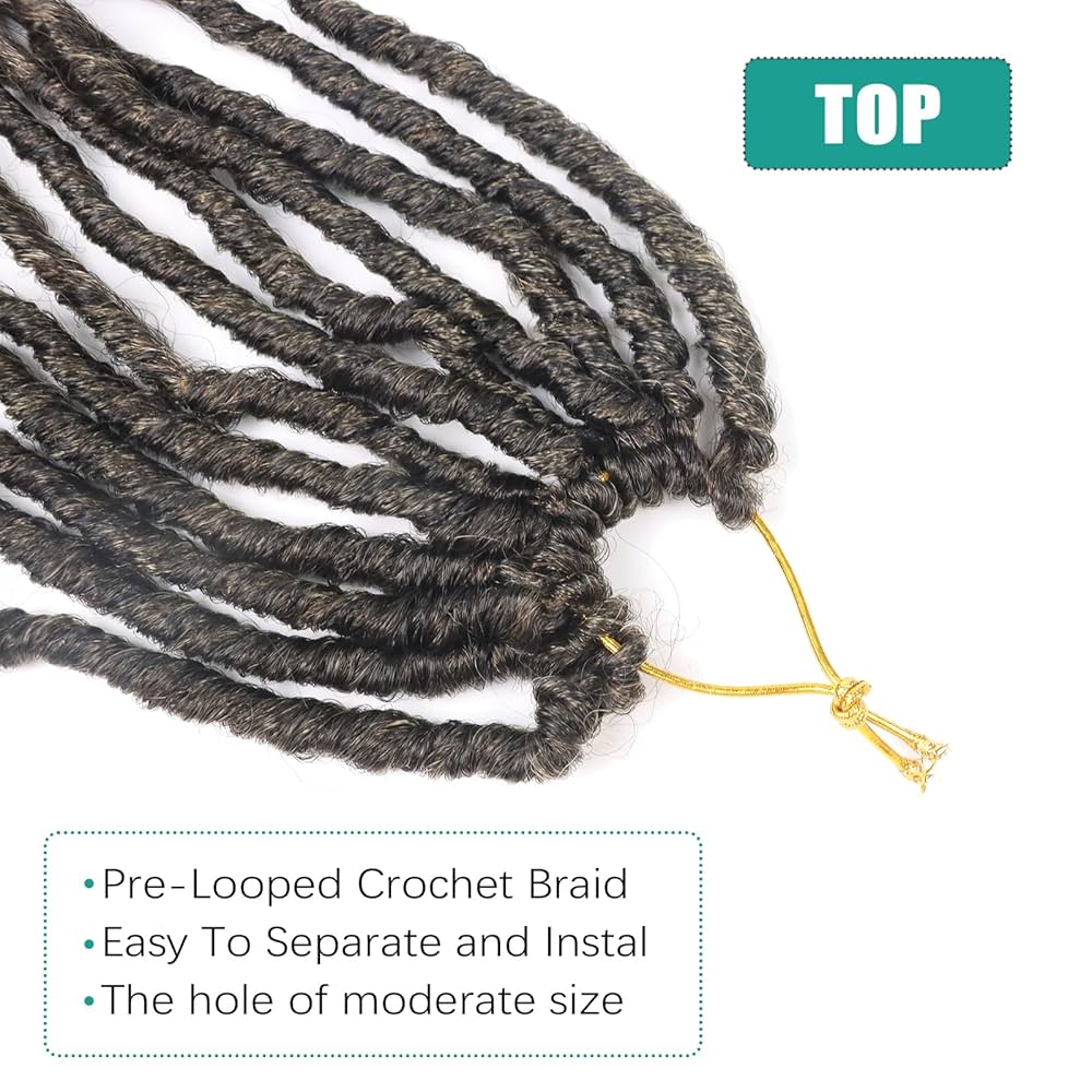 TODAYFUL - lian Amazon.com : Faux Locs Crochet Hair 14 Inch Pre Looped